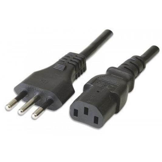 Cavo Pc alimentazione spina italiana 1,8 mt
